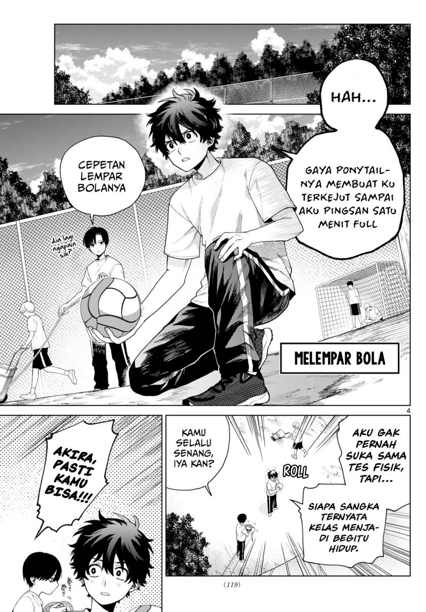 Halaman 4 dari Momose Akira no Hatsukoi Hatan-chuu. Chapter 4
