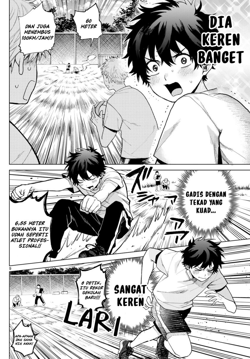 Halaman 9 dari Momose Akira no Hatsukoi Hatan-chuu. Chapter 4