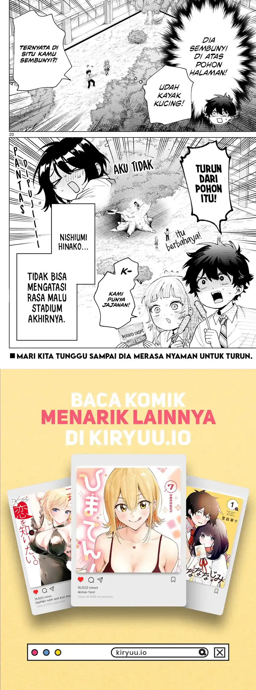 Halaman 21 dari Momose Akira no Hatsukoi Hatan-chuu. Chapter 41