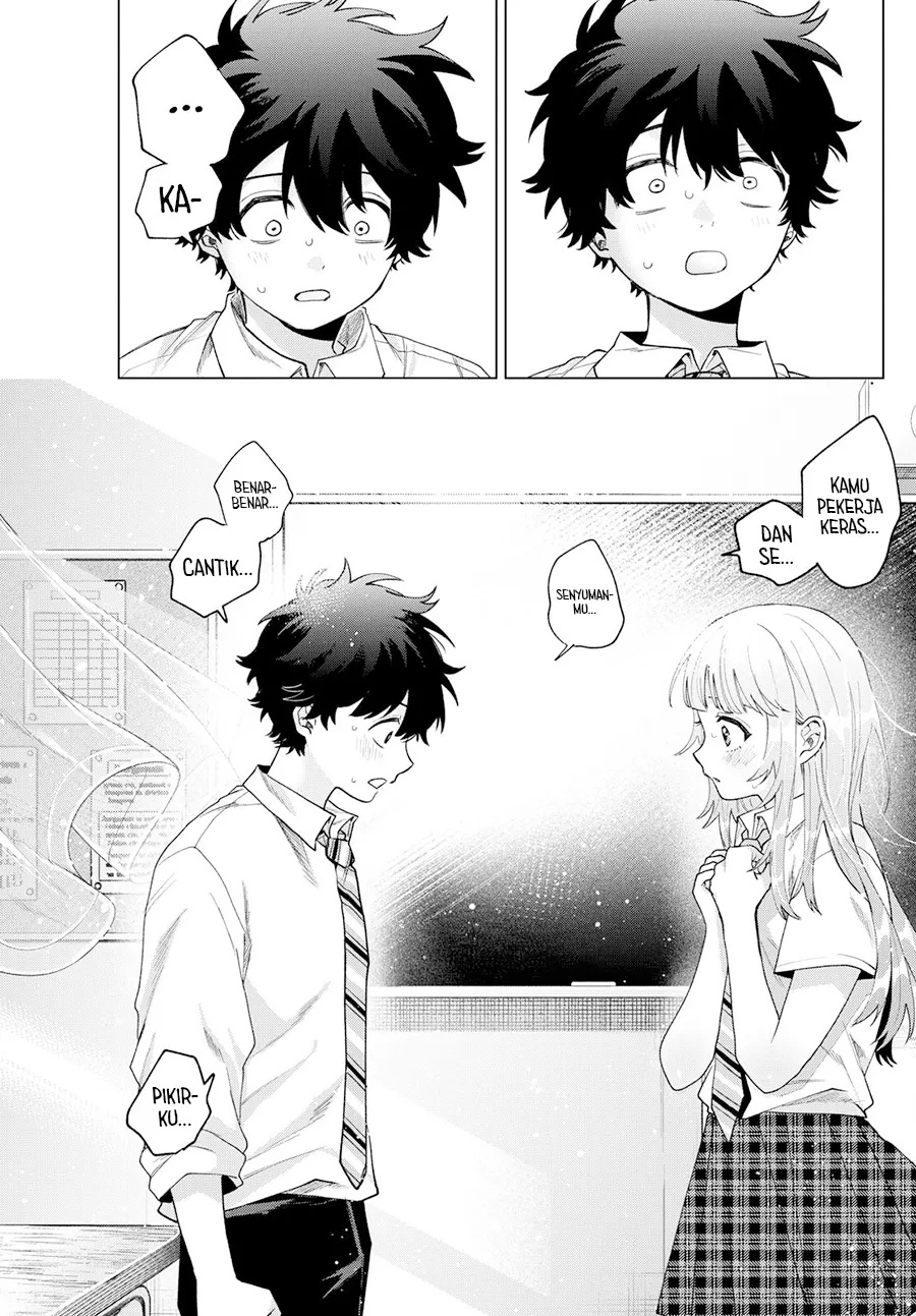 Halaman 14 dari Momose Akira no Hatsukoi Hatan-chuu. Chapter 42