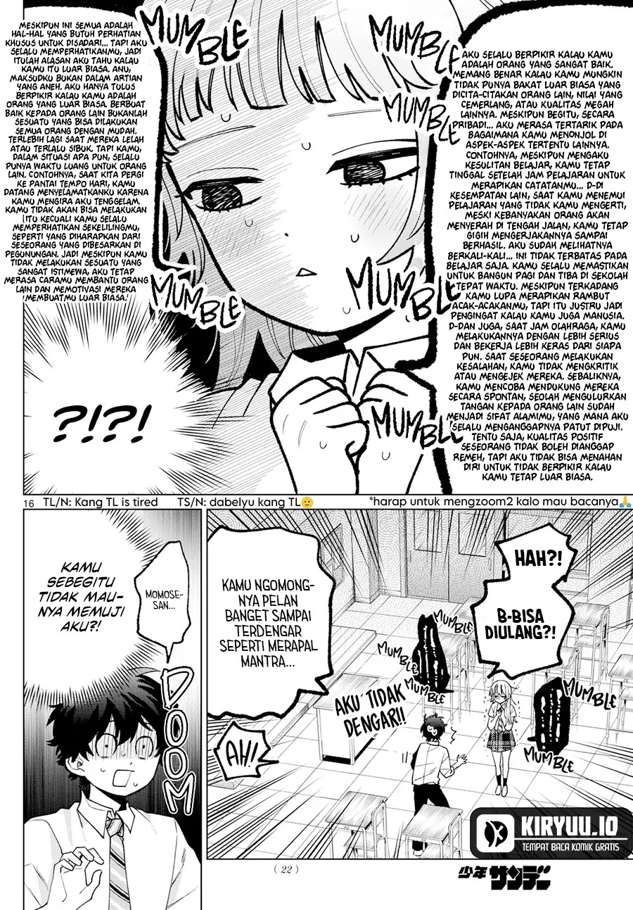 Halaman 17 dari Momose Akira no Hatsukoi Hatan-chuu. Chapter 42