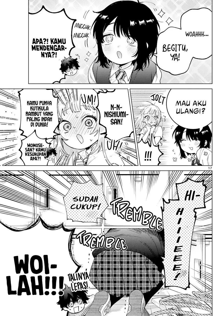 Halaman 18 dari Momose Akira no Hatsukoi Hatan-chuu. Chapter 42