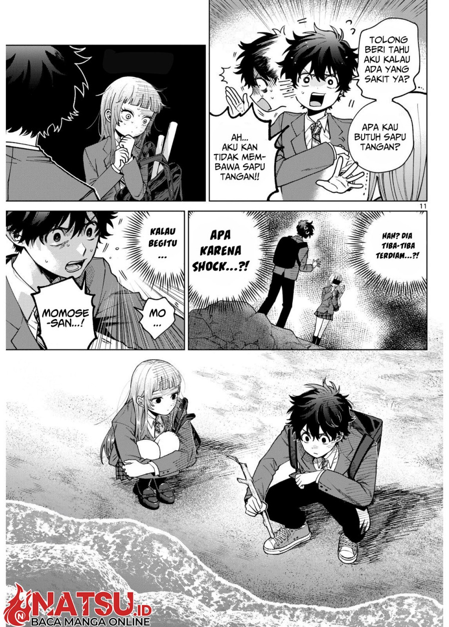 Halaman 9 dari Momose Akira no Hatsukoi Hatan-chuu. Chapter 7