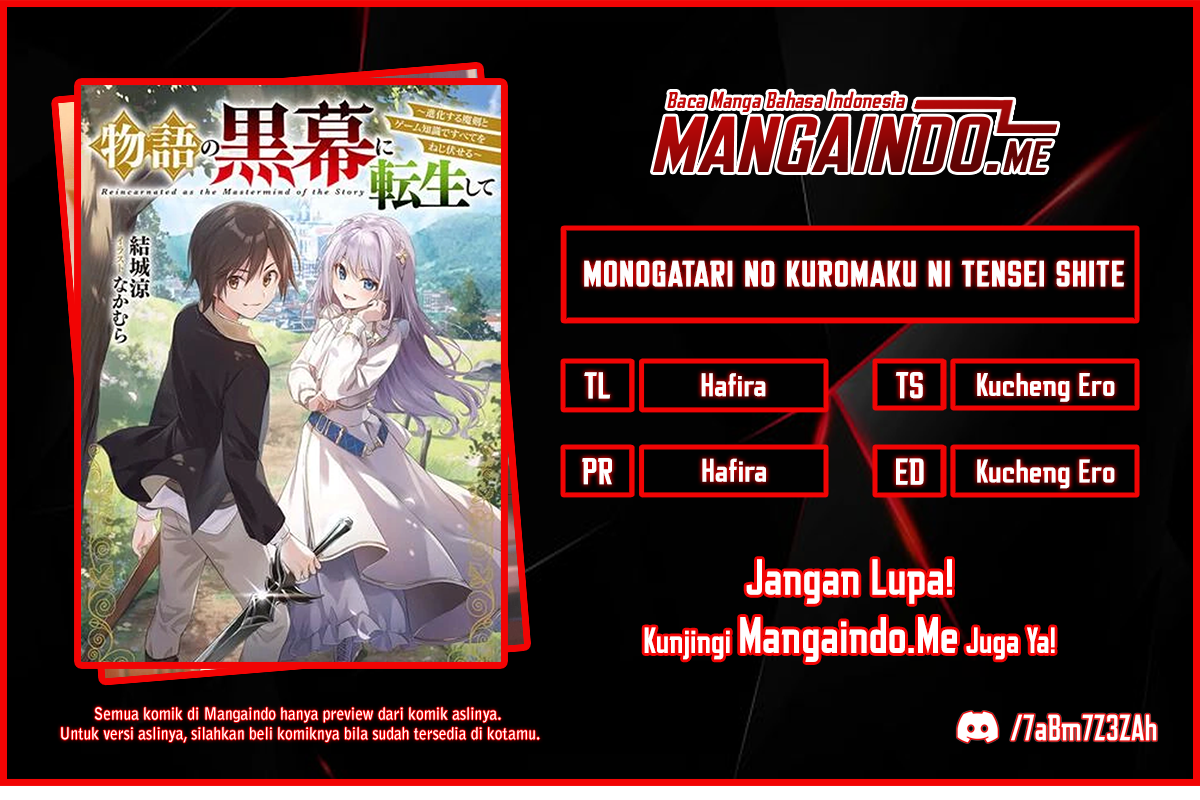 Halaman 1 dari Monogatari no Kuromaku ni Tensei shite Chapter 4