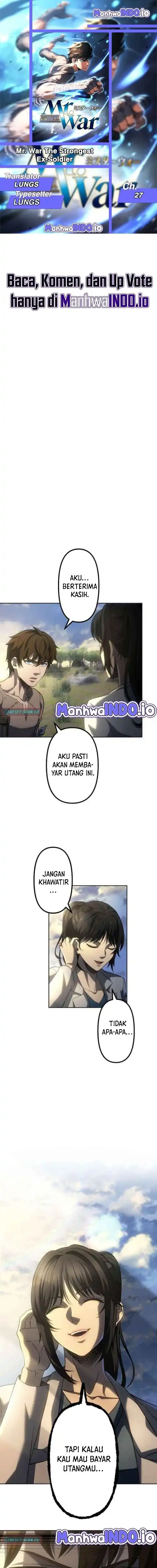 Halaman 1 dari Mr.War -Saikyou no Moto Gunjin- Chapter 27