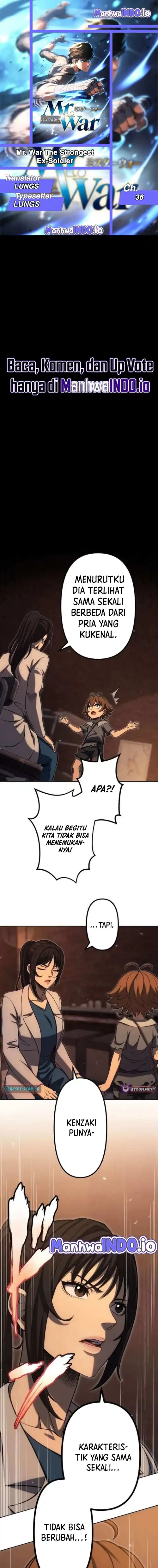 Halaman 1 dari Mr.War -Saikyou no Moto Gunjin- Chapter 36