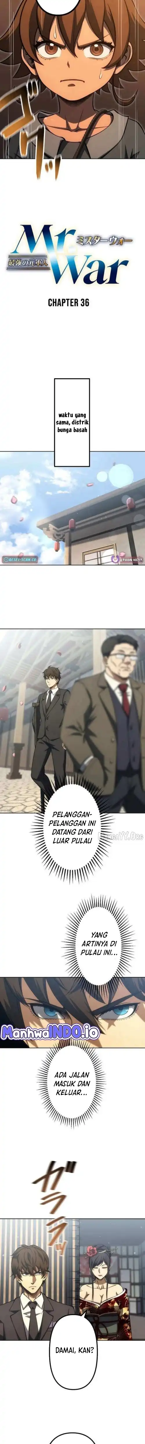 Halaman 2 dari Mr.War -Saikyou no Moto Gunjin- Chapter 36
