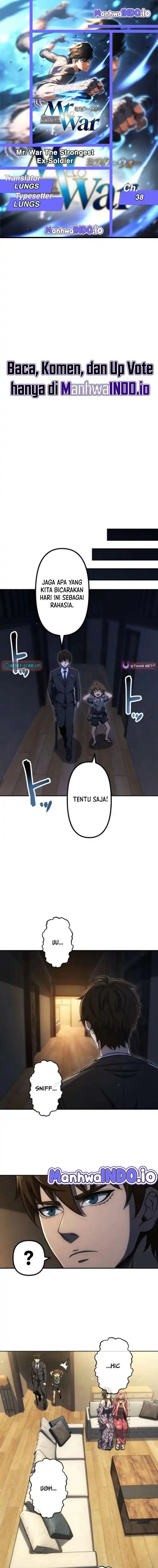 Halaman 1 dari Mr.War -Saikyou no Moto Gunjin- Chapter 38