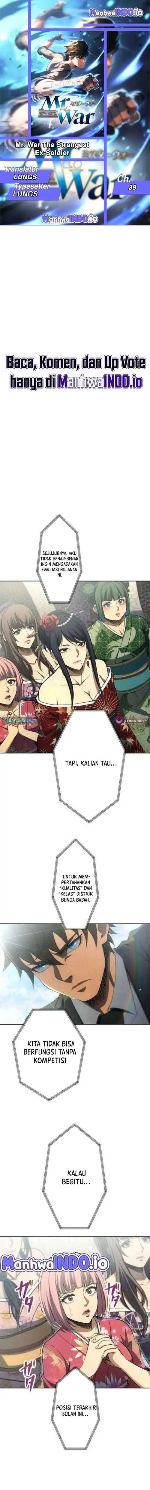 Halaman 1 dari Mr.War -Saikyou no Moto Gunjin- Chapter 39