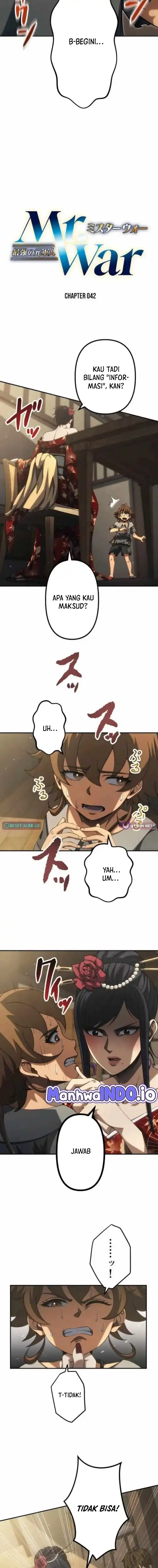 Halaman 2 dari Mr.War -Saikyou no Moto Gunjin- Chapter 42