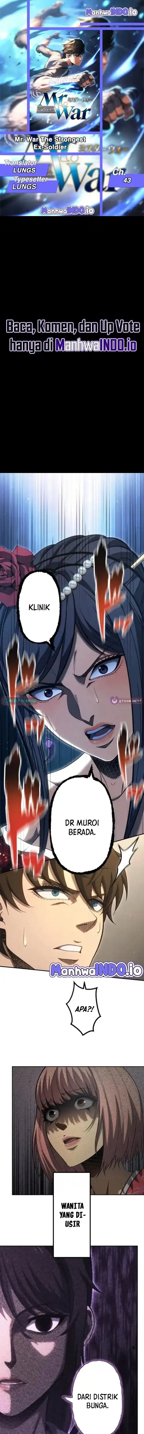 Halaman 1 dari Mr.War -Saikyou no Moto Gunjin- Chapter 43
