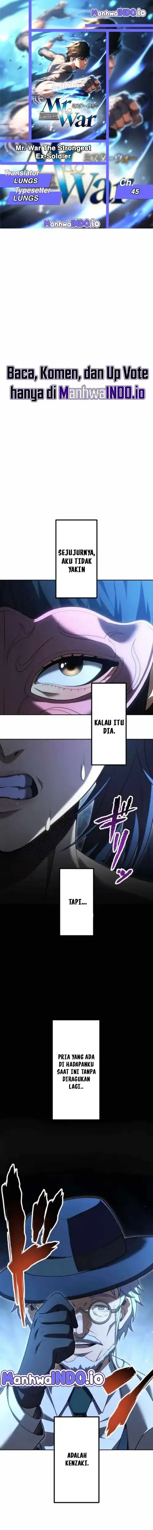 Halaman 1 dari Mr.War -Saikyou no Moto Gunjin- Chapter 45