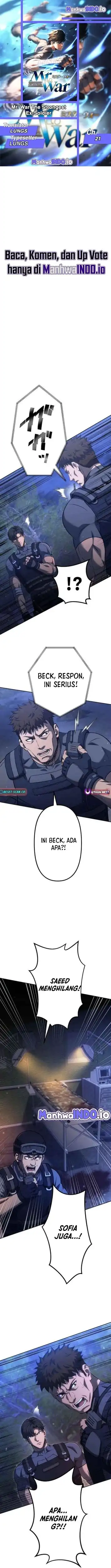 Halaman 1 dari Mr.War -Saikyou no Moto Gunjin- Chapter 21