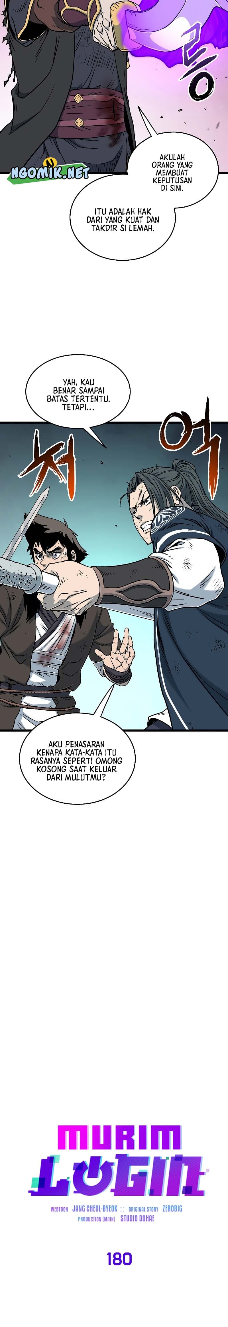 Halaman 18 dari Log-In Murim Chapter 180