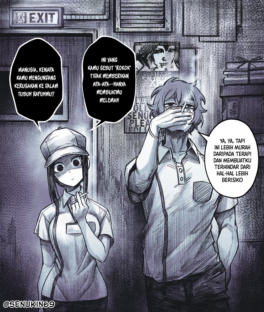 Halaman 1 dari My Co-worker Is an Eldritch X! Chapter 2