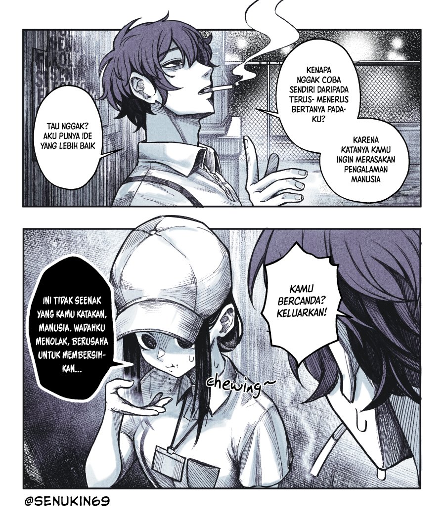 Halaman 2 dari My Co-worker Is an Eldritch X! Chapter 2