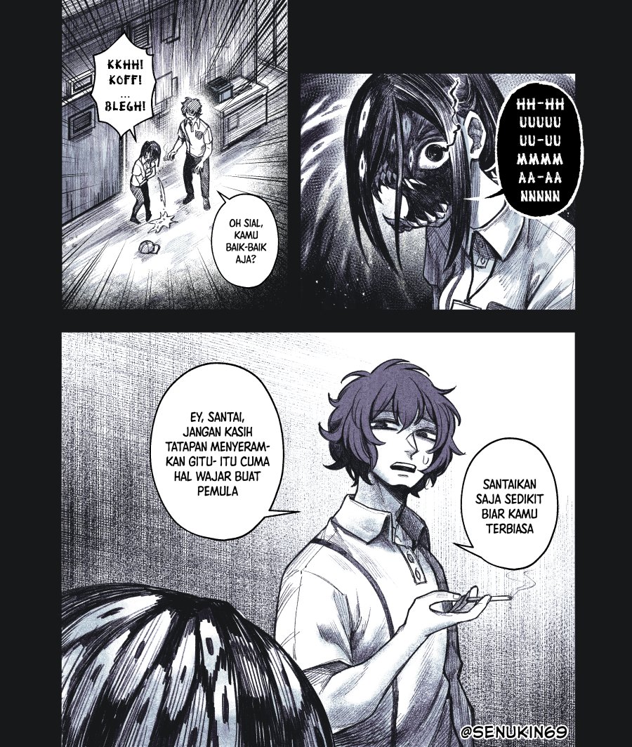 Halaman 4 dari My Co-worker Is an Eldritch X! Chapter 2