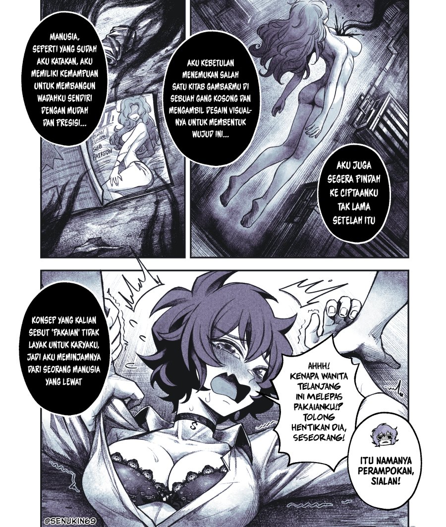 Halaman 4 dari My Co-worker Is an Eldritch X! Chapter 3