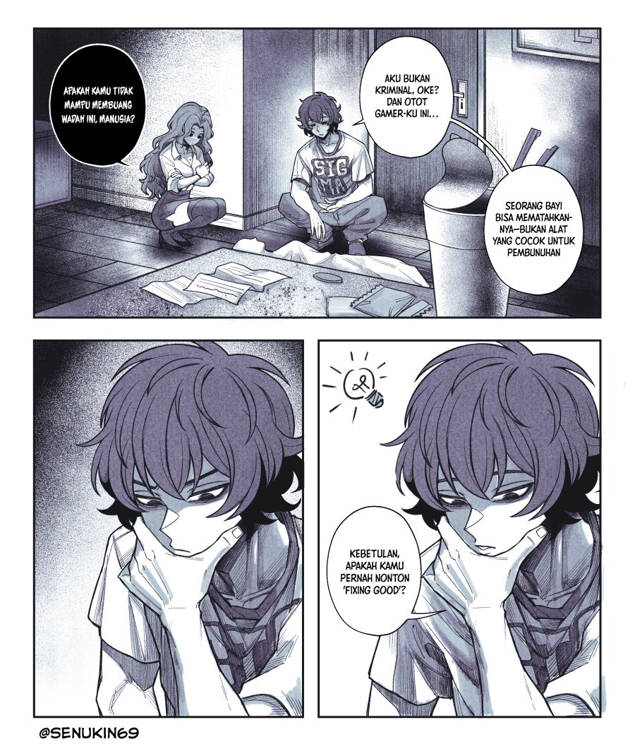 Halaman 6 dari My Co-worker Is an Eldritch X! Chapter 3