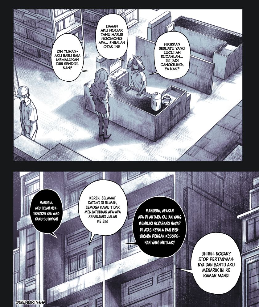 Halaman 3 dari My Co-worker Is an Eldritch X! Chapter 4