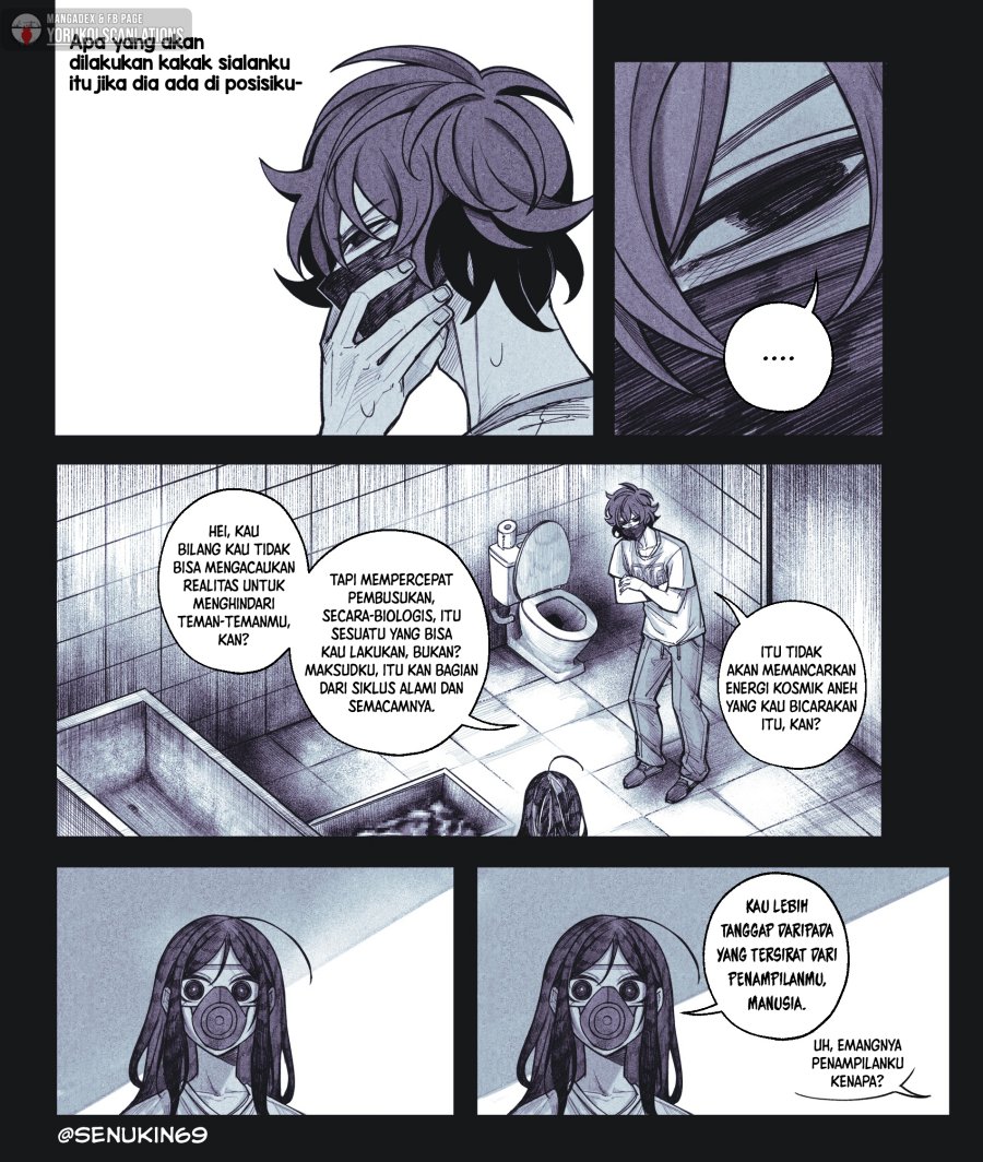 Halaman 3 dari My Co-worker Is an Eldritch X! Chapter 6
