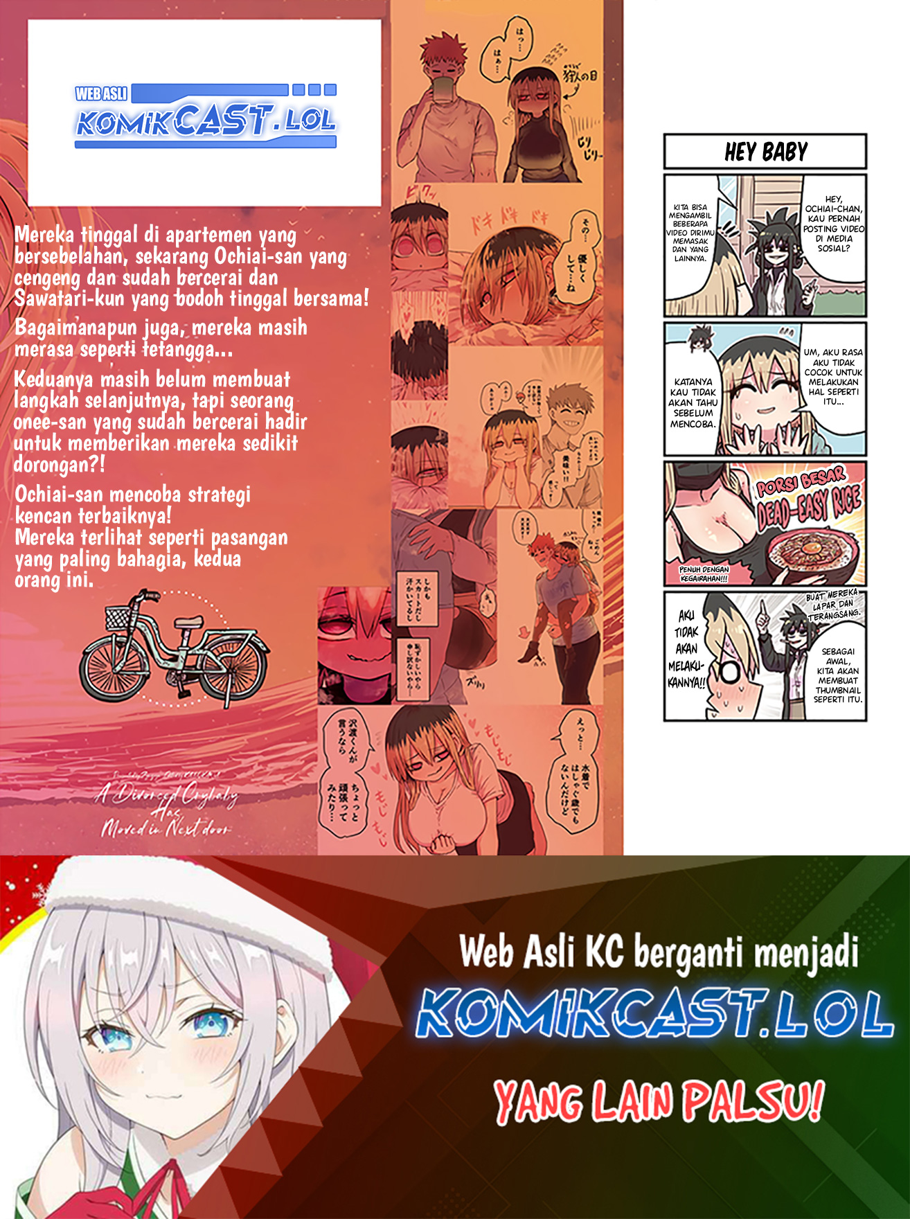 Batsuichide Nakimushina Otonarisan chapter 55.9 halaman 6