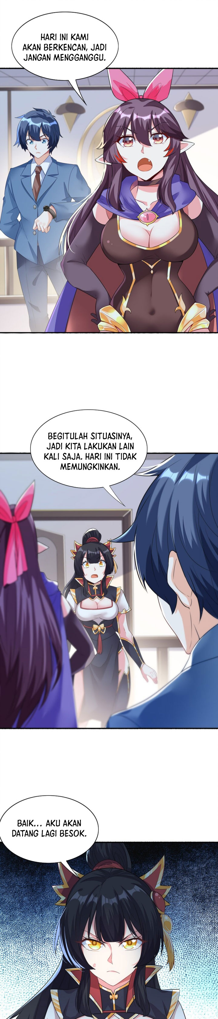 My Harem Is Entirely Female Demon Villains chapter 100 halaman 18