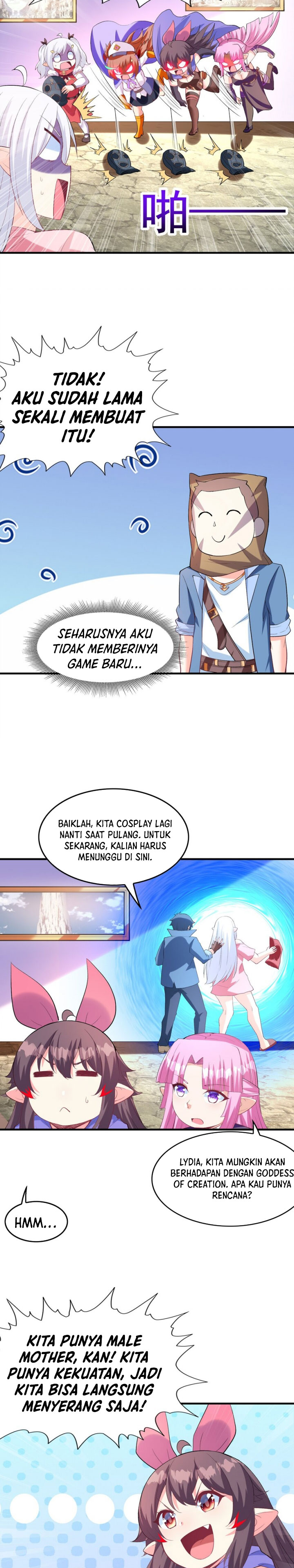 My Harem Is Entirely Female Demon Villains chapter 124 halaman 11