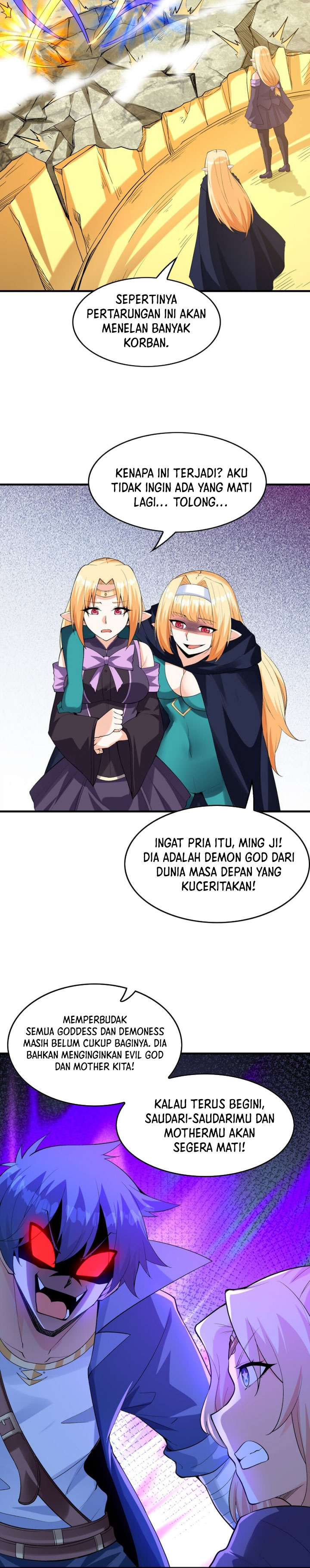 My Harem Is Entirely Female Demon Villains chapter 124 halaman 21