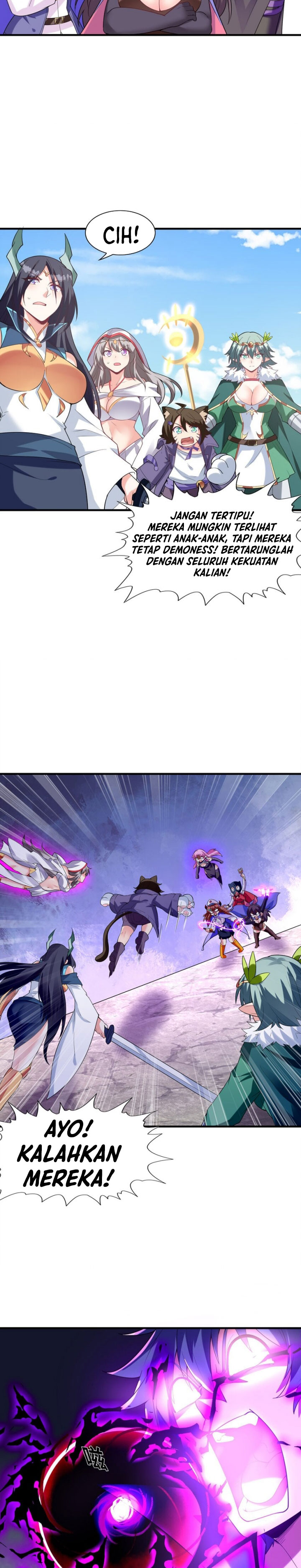 My Harem Is Entirely Female Demon Villains chapter 125 halaman 4