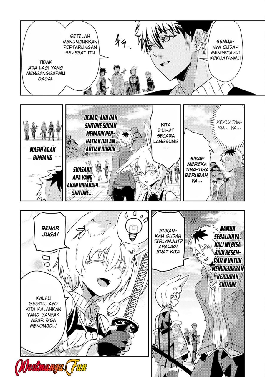 Halaman 14 dari Nanairo Raijyutsushi no Eiyutan Chapter 13