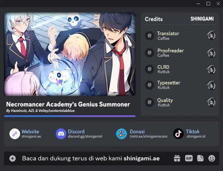 Necromancer Academy and the Genius Summoner Chapter 12 – halaman 1