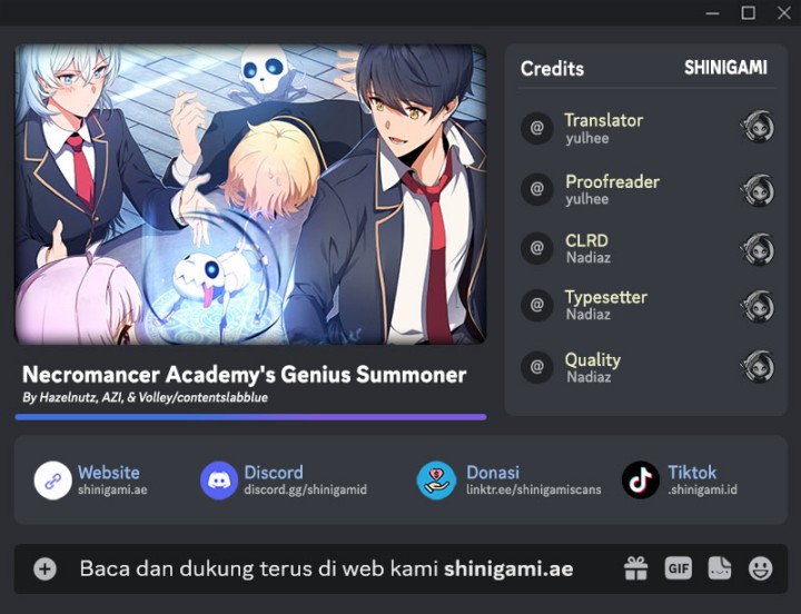 Necromancer Academy and the Genius Summoner Chapter 142 – halaman 1