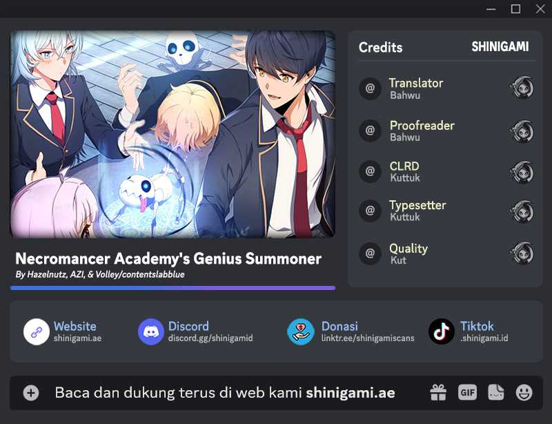 Necromancer Academy and the Genius Summoner Chapter 28 – halaman 1