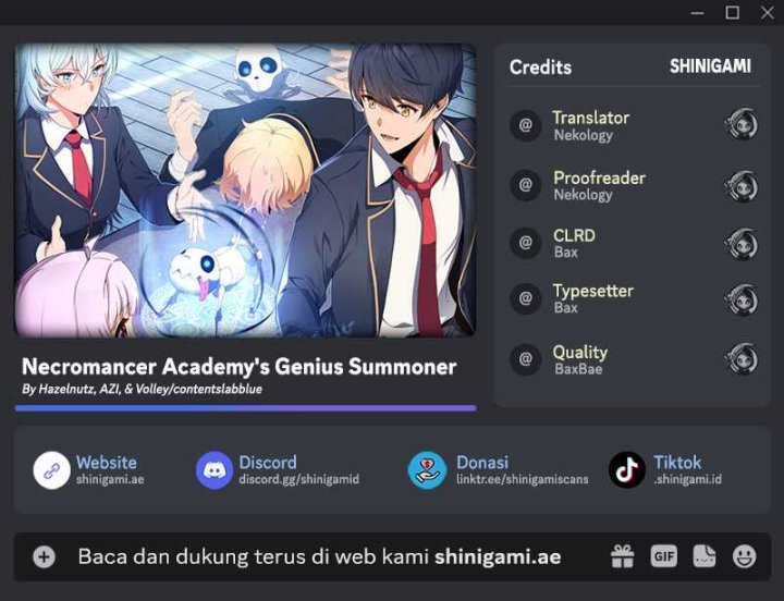 Necromancer Academy and the Genius Summoner Chapter 42 – halaman 1