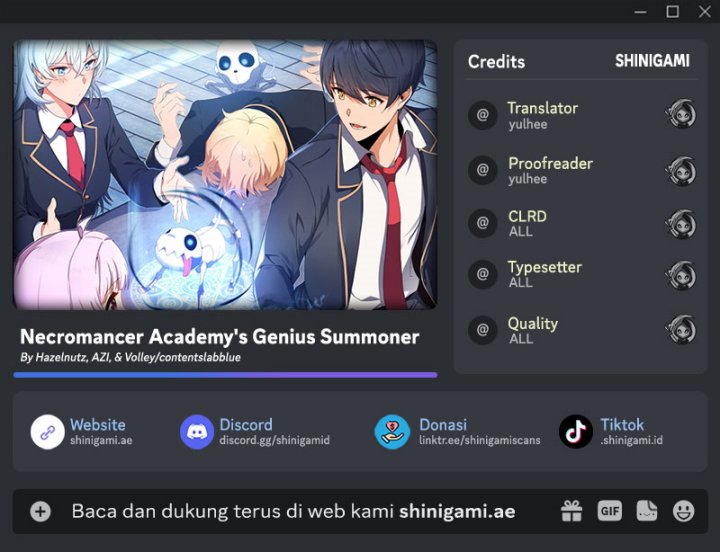 Necromancer Academy and the Genius Summoner Chapter 46 – halaman 1