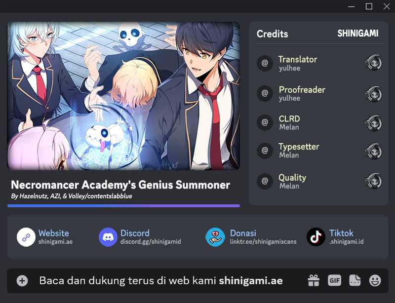 Necromancer Academy and the Genius Summoner Chapter 92 – halaman 1