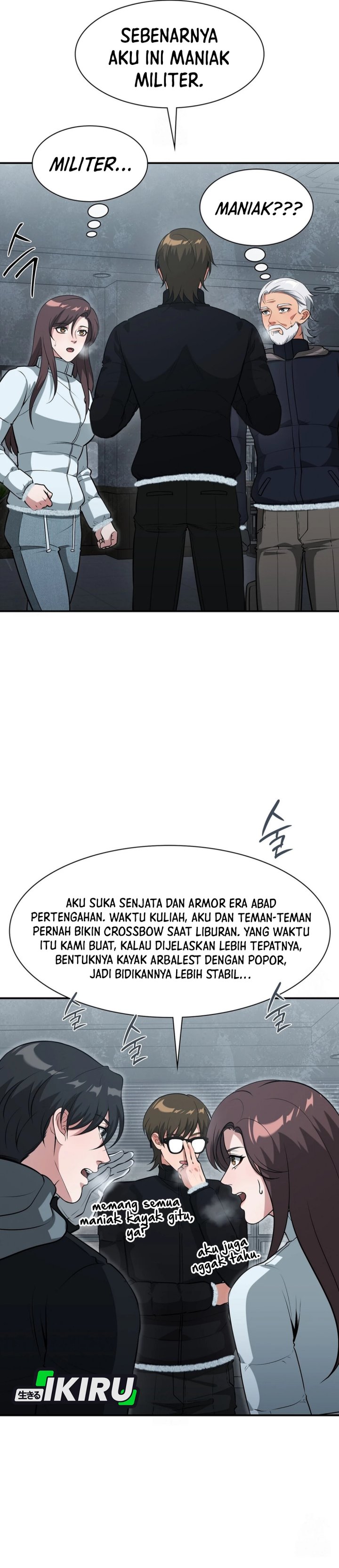 Halaman 10 dari Office Worker in the Ice Age Apocalypse Chapter 35