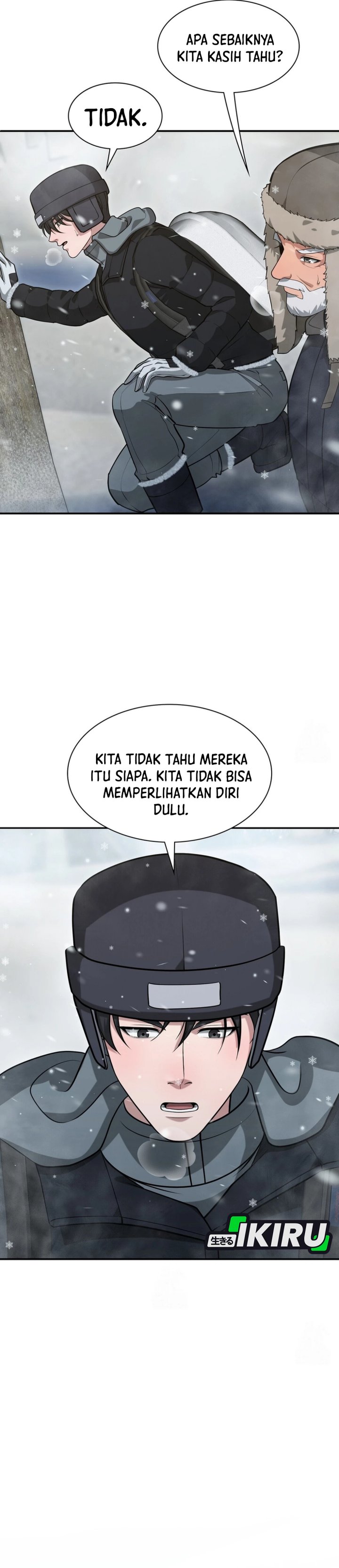 Halaman 26 dari Office Worker in the Ice Age Apocalypse Chapter 35