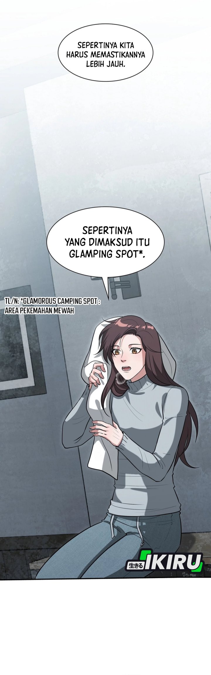 Halaman 27 dari Office Worker in the Ice Age Apocalypse Chapter 35