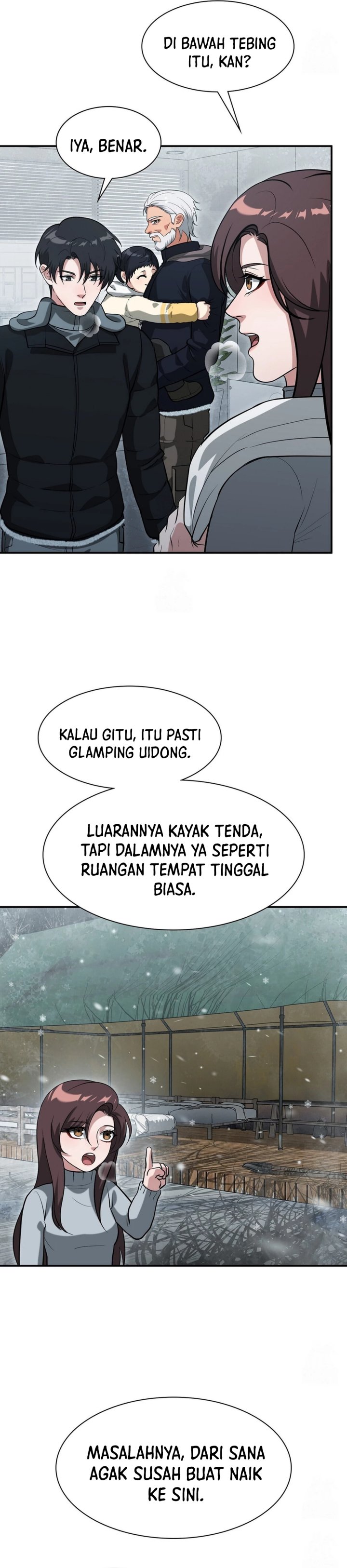 Halaman 28 dari Office Worker in the Ice Age Apocalypse Chapter 35
