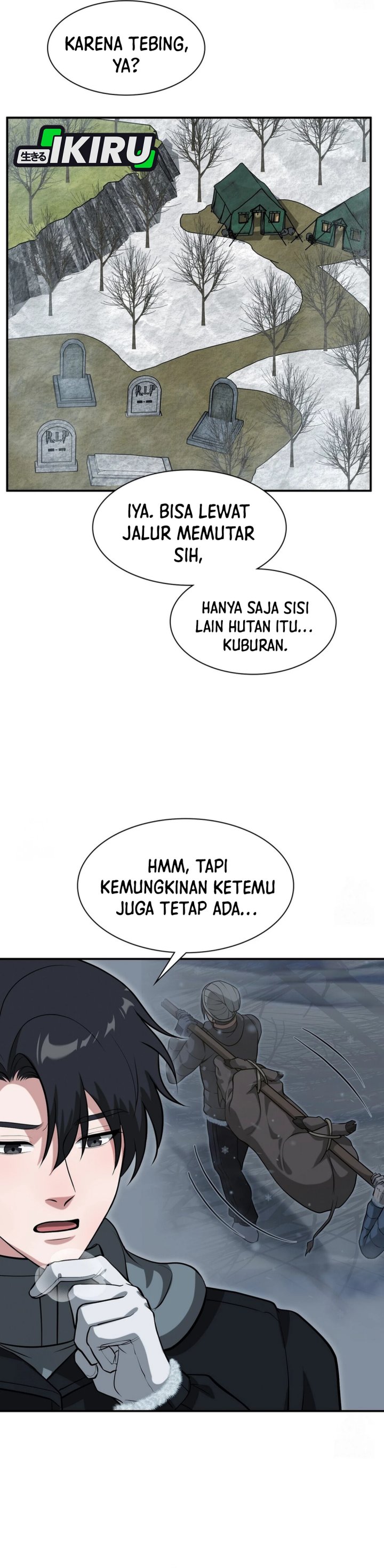 Halaman 29 dari Office Worker in the Ice Age Apocalypse Chapter 35