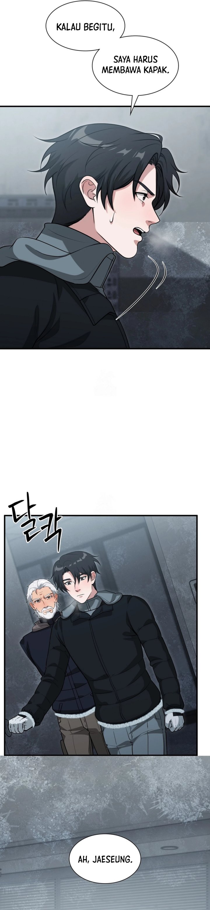 Halaman 3 dari Office Worker in the Ice Age Apocalypse Chapter 35