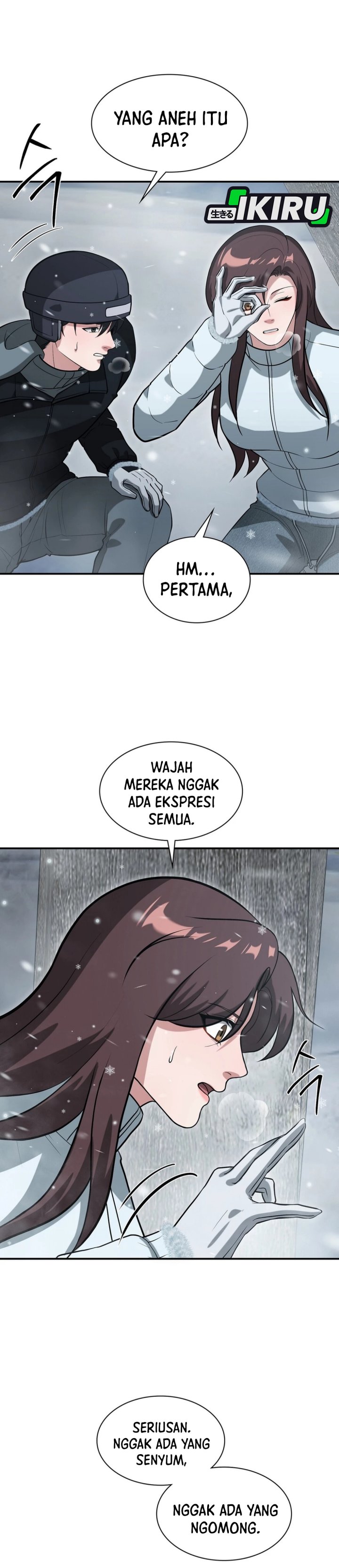 Halaman 34 dari Office Worker in the Ice Age Apocalypse Chapter 35