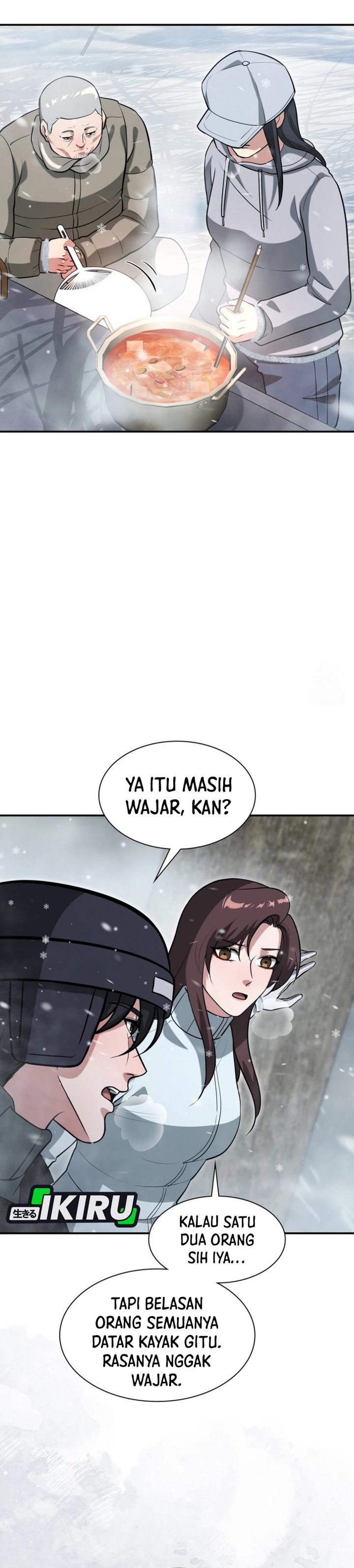 Halaman 35 dari Office Worker in the Ice Age Apocalypse Chapter 35