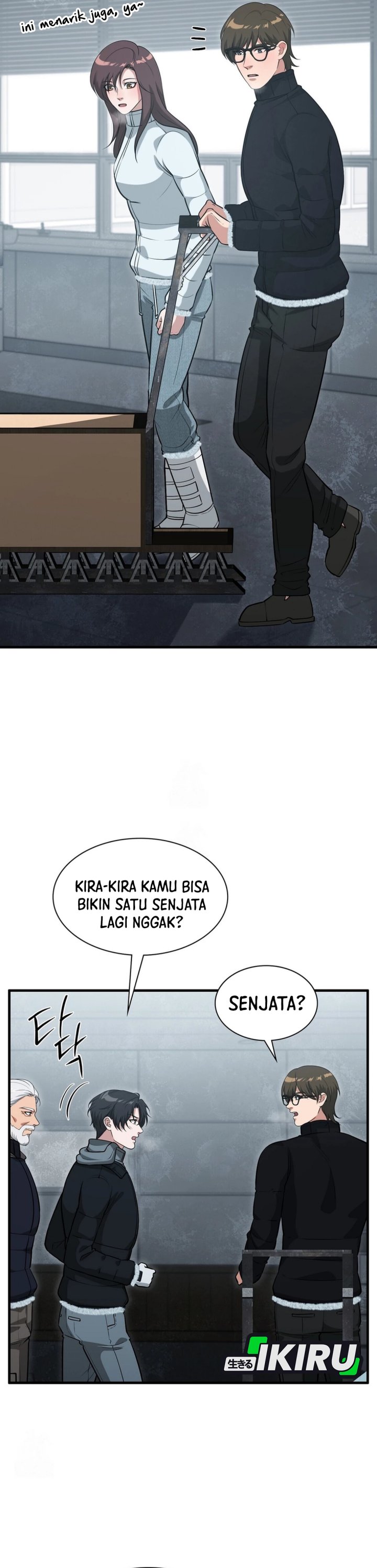 Halaman 4 dari Office Worker in the Ice Age Apocalypse Chapter 35