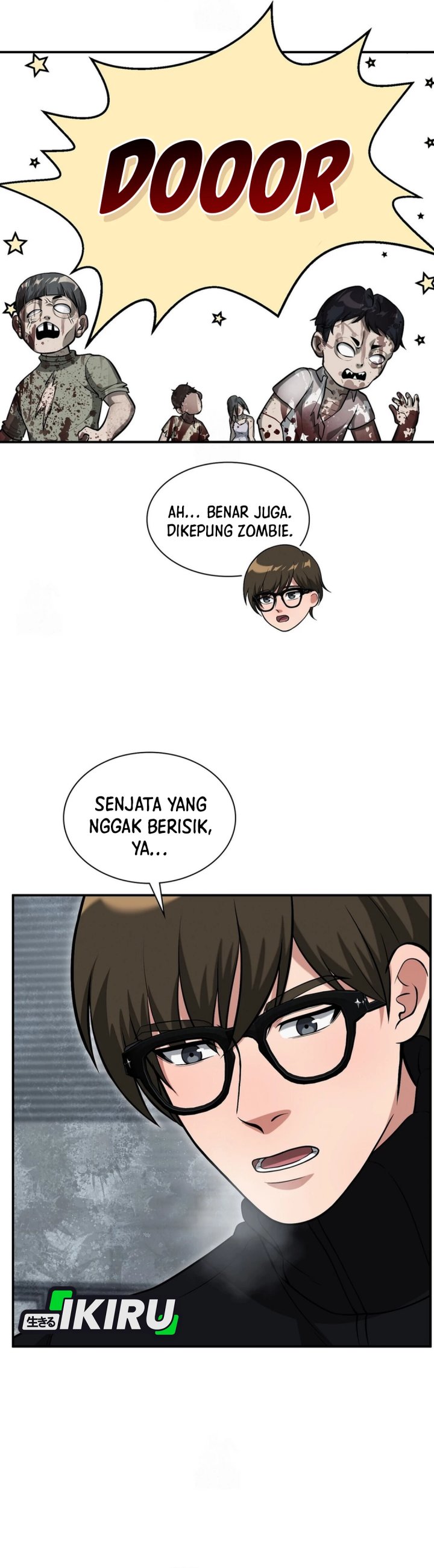 Halaman 6 dari Office Worker in the Ice Age Apocalypse Chapter 35