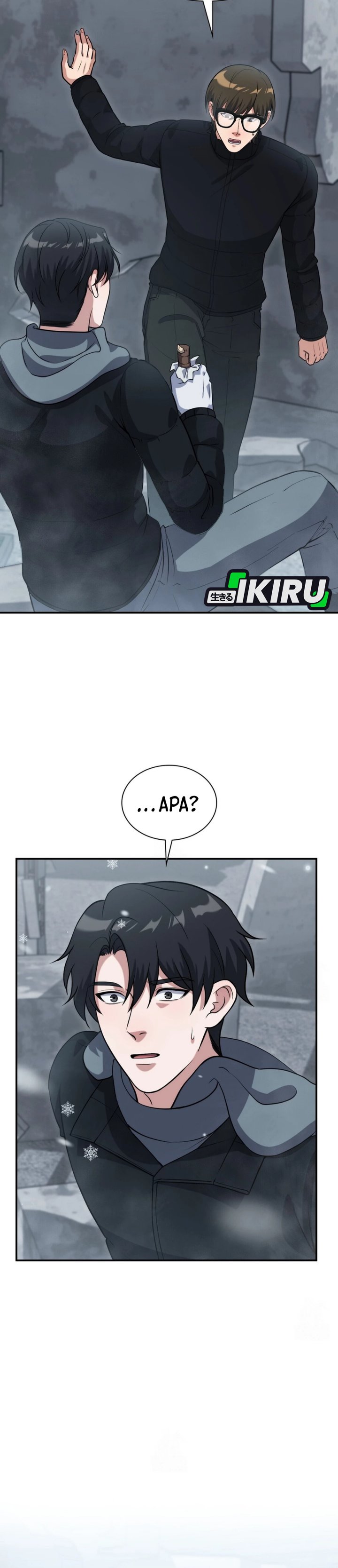 Halaman 19 dari Office Worker in the Ice Age Apocalypse Chapter 36