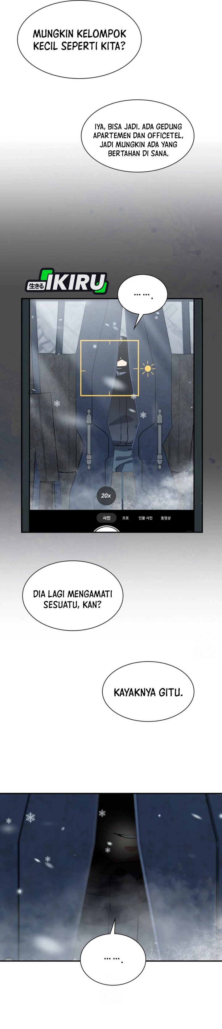 Halaman 22 dari Office Worker in the Ice Age Apocalypse Chapter 36