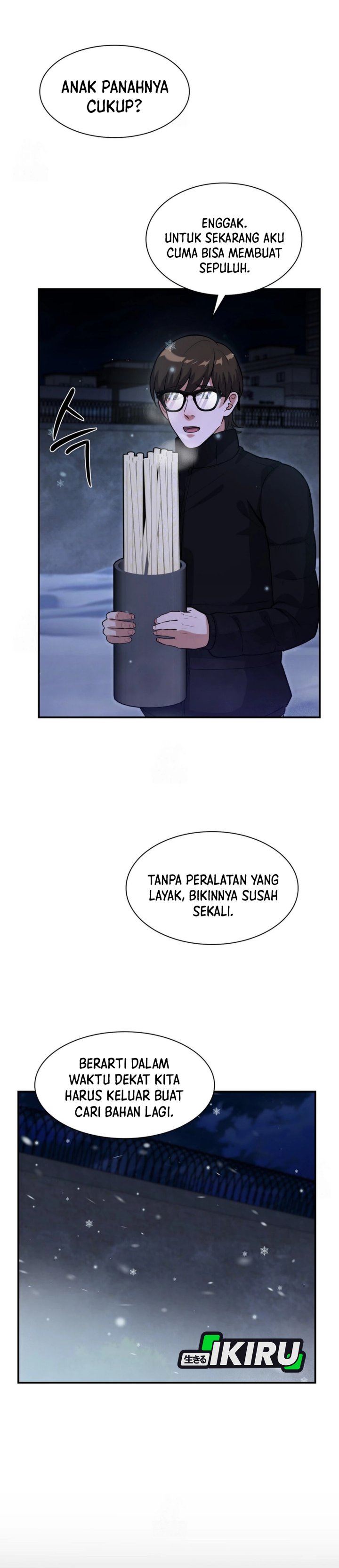 Halaman 30 dari Office Worker in the Ice Age Apocalypse Chapter 36